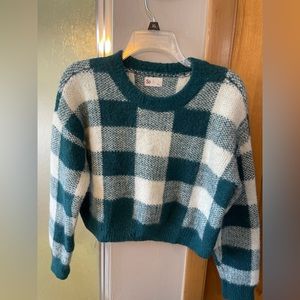 Target brand cropped sweater, size large.